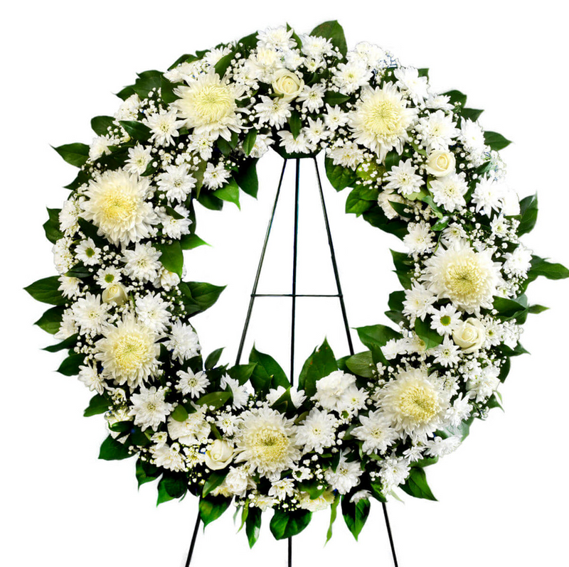 CircleWreath_24inch - Rainbow Floral