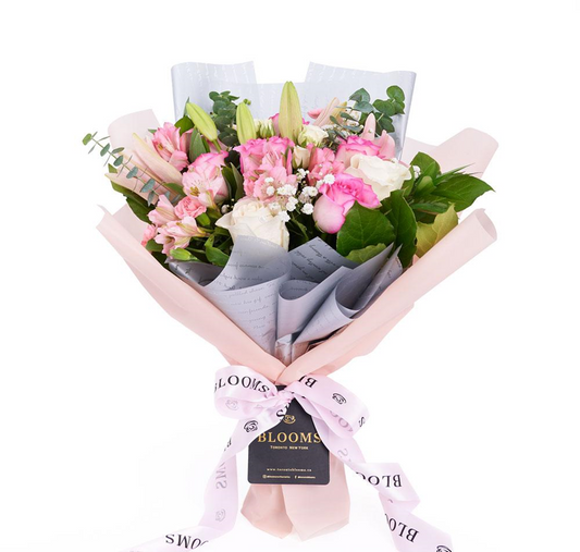 Pink Dreams Mixed Rose Bouquet