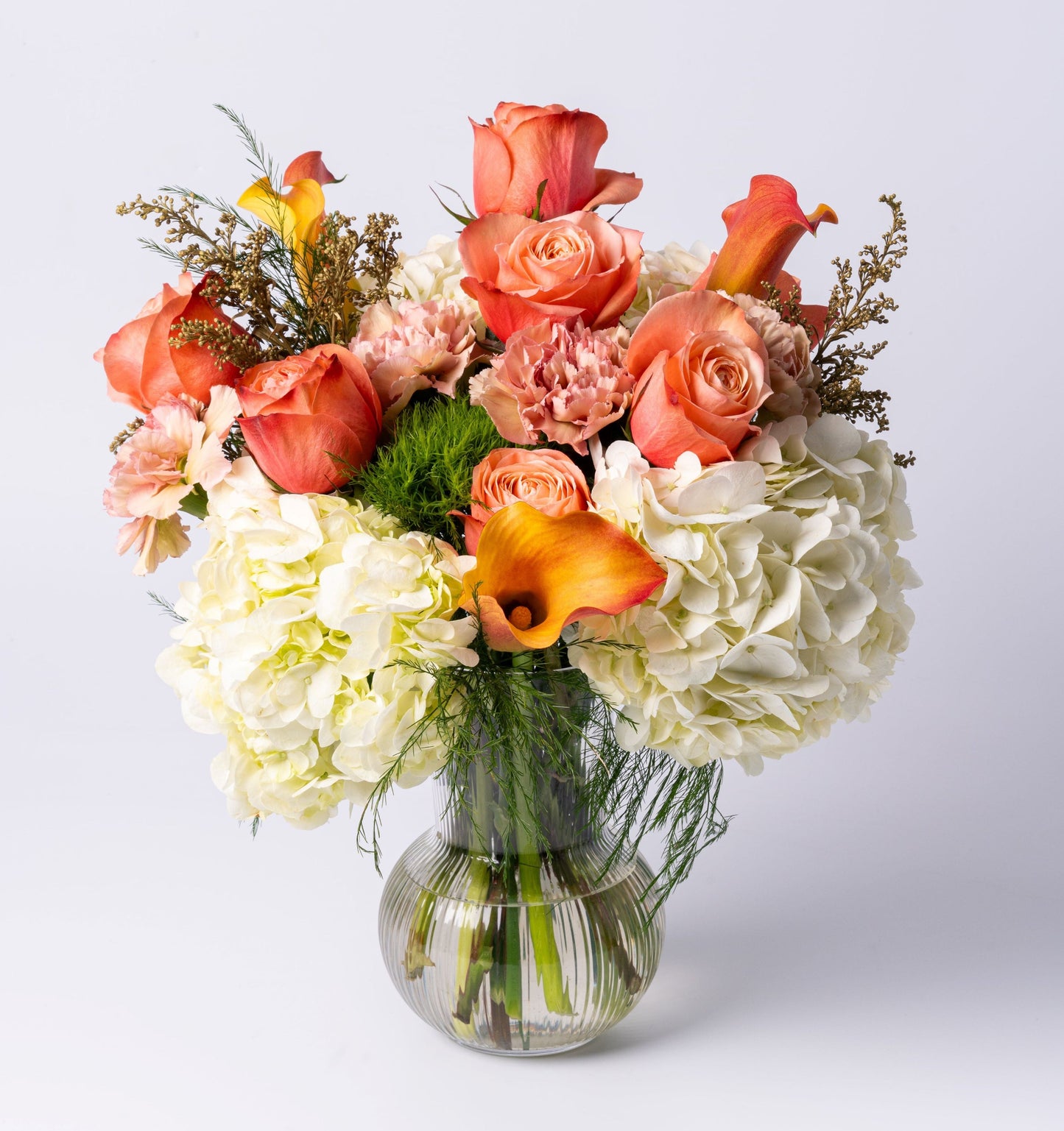 Golden Sunset Vase Arrangement