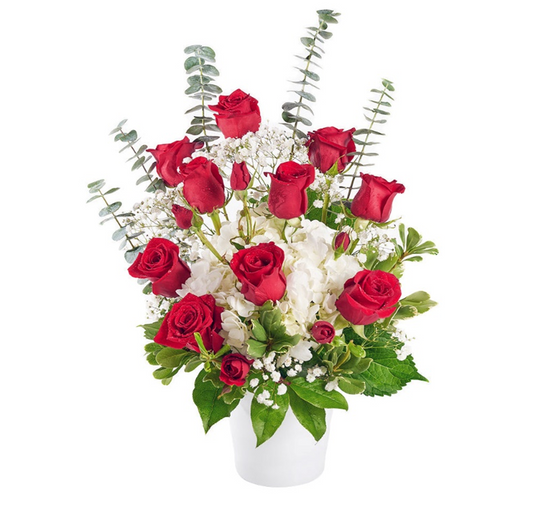 Rose and Hydrangea Arrangement 20+ Stems