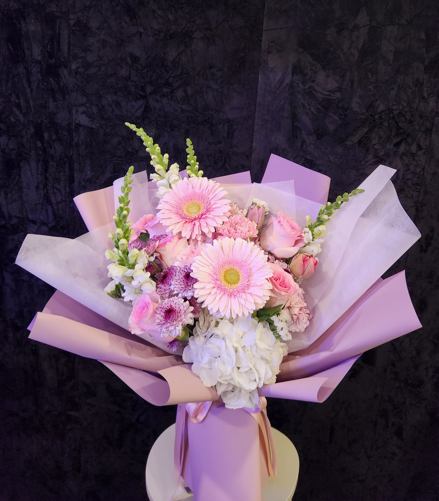 Pink Harmony (Hand Tied)