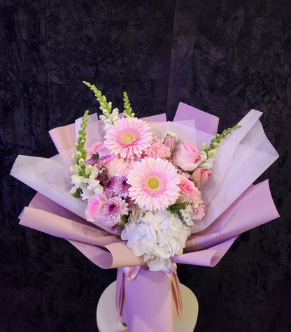 Pink Harmony (Hand Tied)