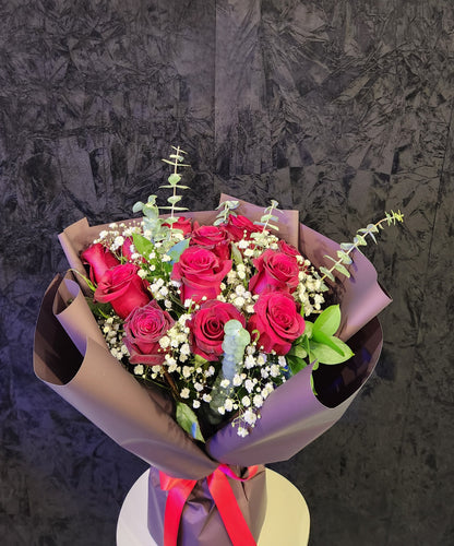 Classic Red Roses Valentine's Bouquet