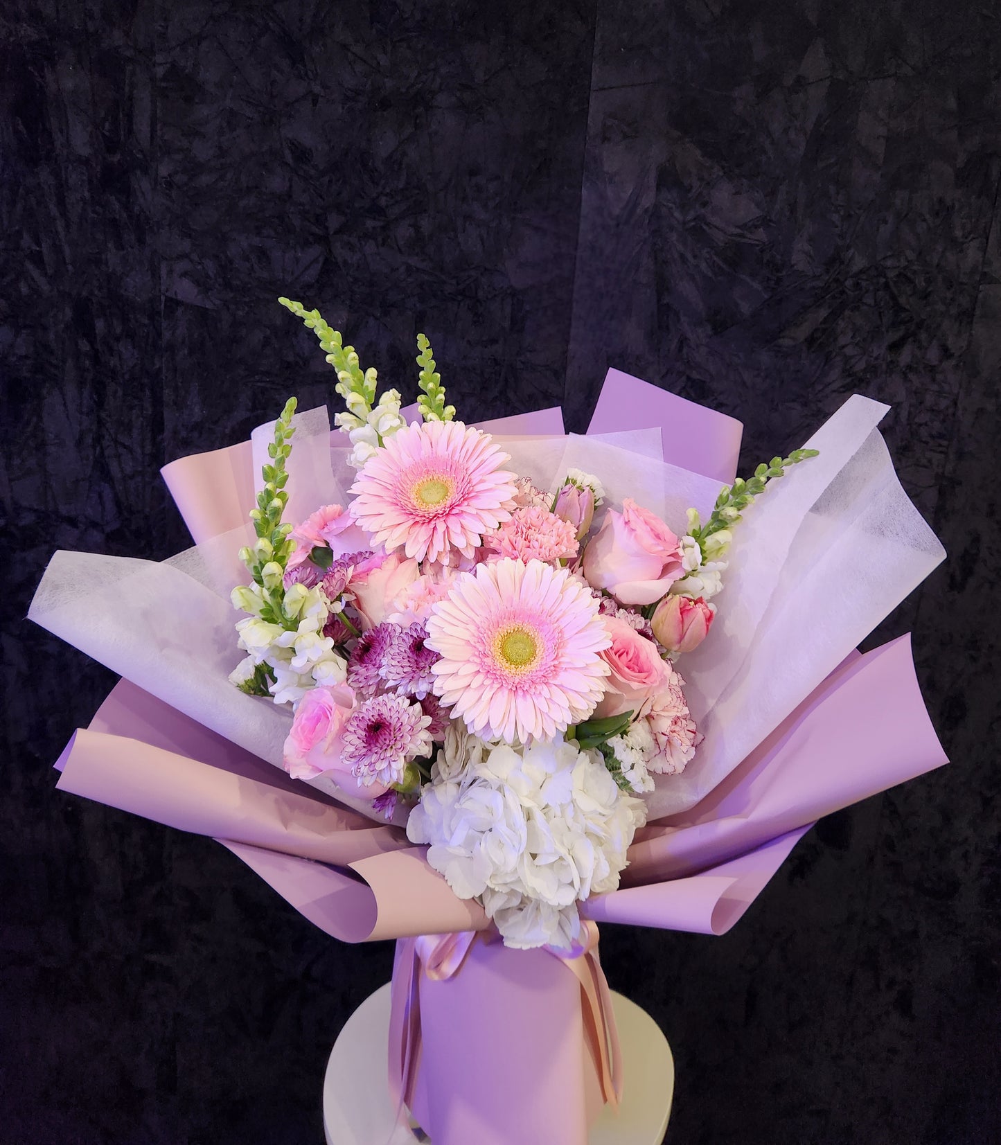 Pink Harmony (Hand Tied)
