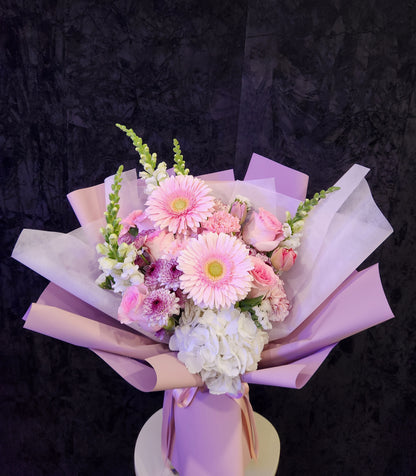 Pink Harmony (Hand Tied)