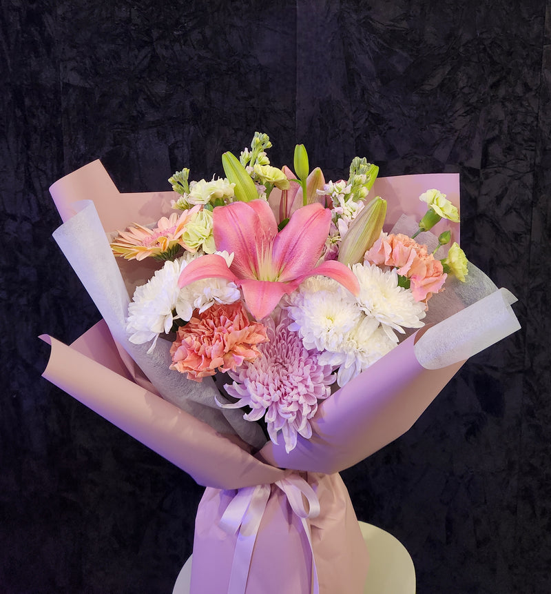 Bloom Blush (Hand Tied)