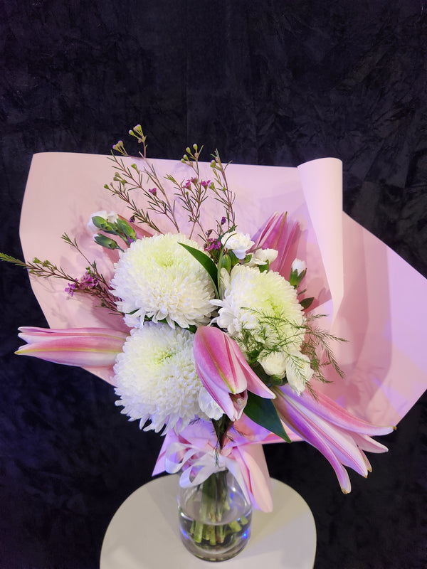 Pink Harmony (Hand Tied)