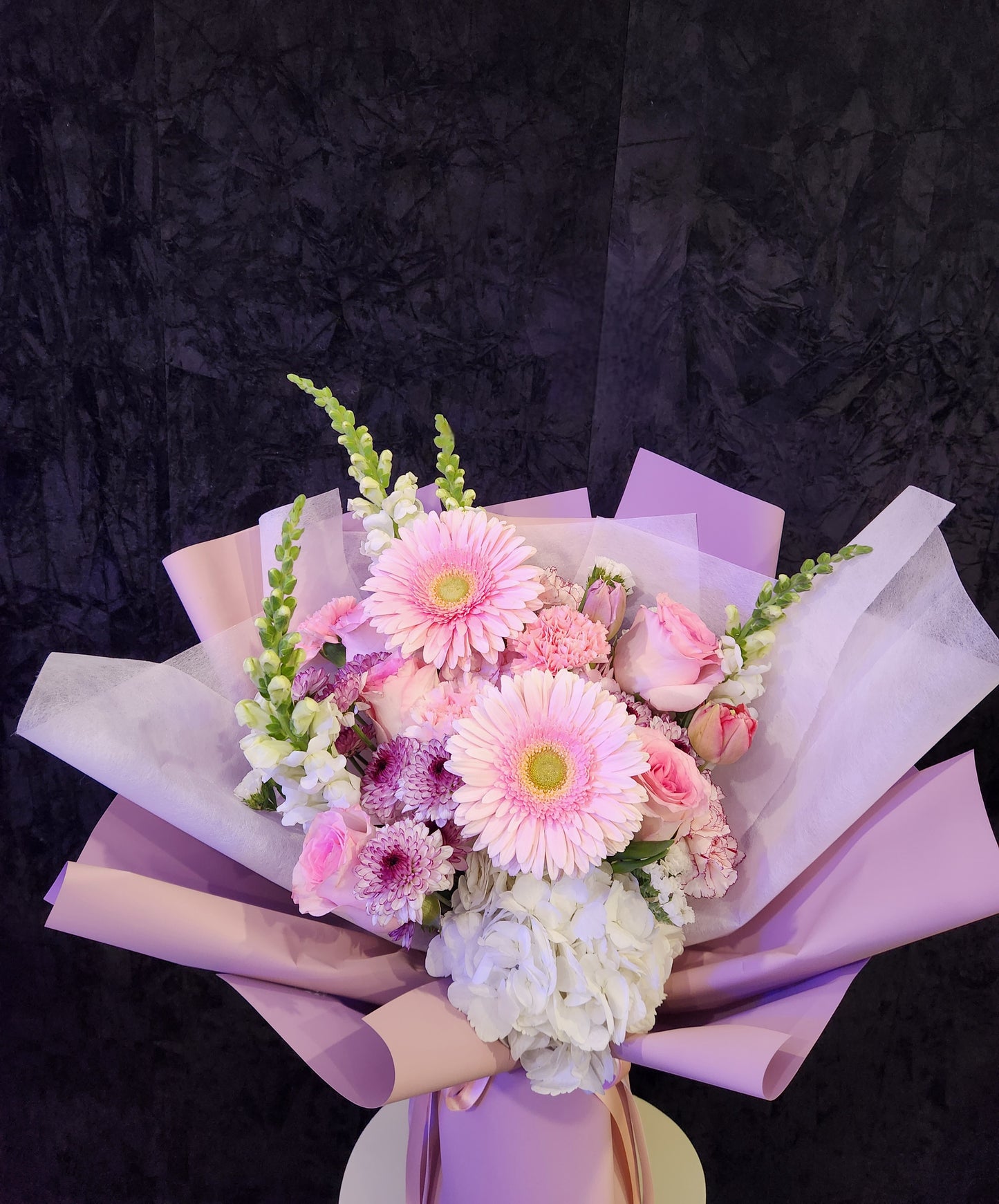 Pink Harmony (Hand Tied)