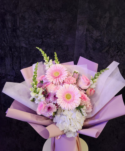 Pink Harmony (Hand Tied)