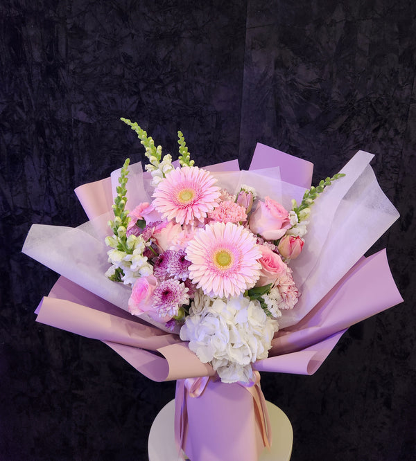 Pink Harmony (Hand Tied)