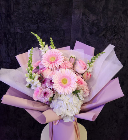 Pink Harmony (Hand Tied)